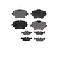 Front Rear Semi-Metallic Brake Pads Kit For BMW X1 Mini Cooper Countryman Clubman X2 228i Gran Coupe xDrive KPF-100510