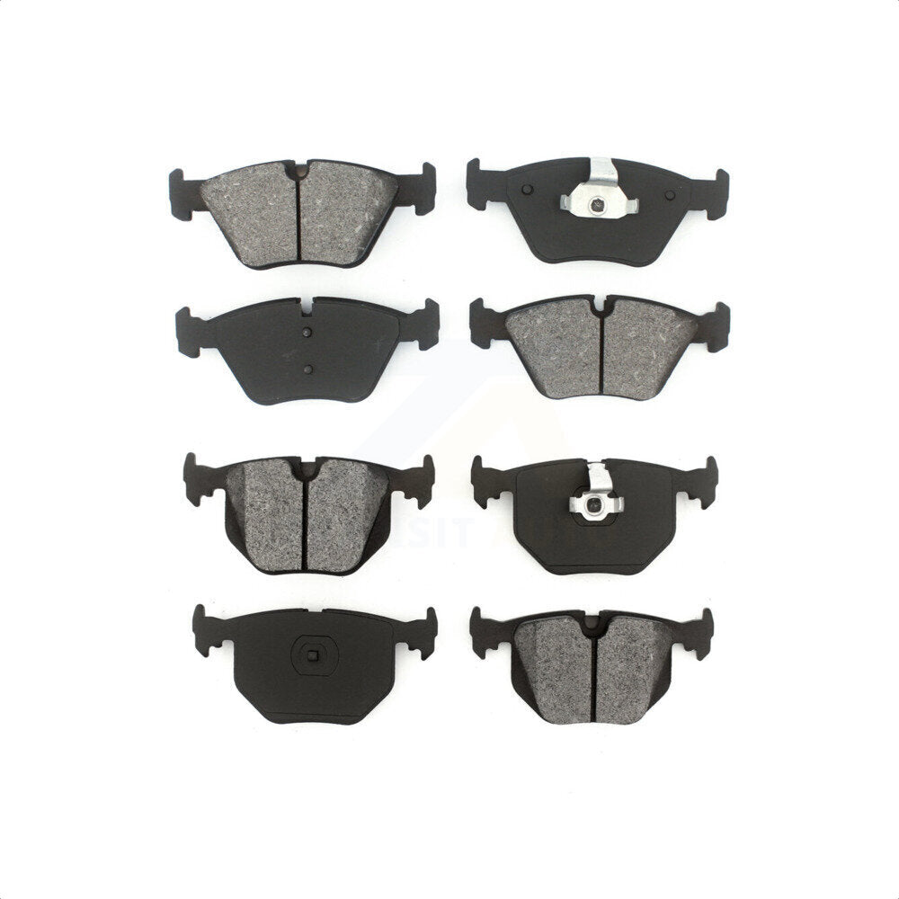 Front Rear Semi-Metallic Brake Pads Kit For BMW X3 330Ci 330i Z4 330xi M3 KSM-100434