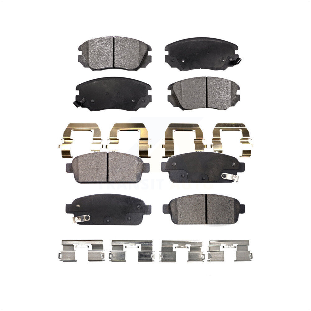 Front Rear Semi-Metallic Brake Pads Kit For Buick Cascada Cadillac ELR KPF-100180