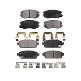 Front Rear Semi-Metallic Brake Pads Kit For Buick Cascada Cadillac ELR KPF-100180