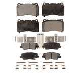 Front Rear Semi-Metallic Brake Pads Kit For Cadillac ATS CTS KPF-100009