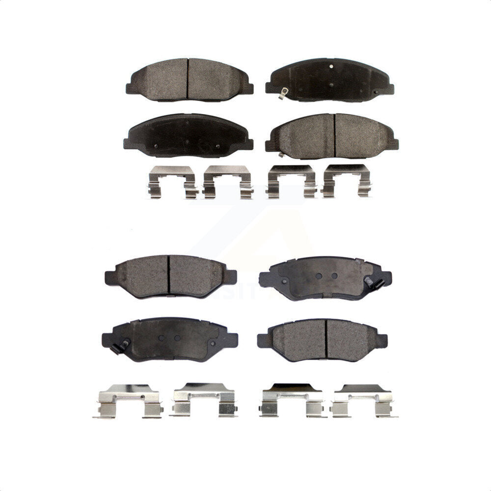 Front Rear Semi-Metallic Brake Pads Kit For Cadillac CTS KPF-100128