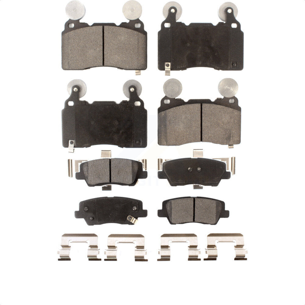 Front Rear Semi-Metallic Brake Pads Kit For Cadillac CTS KPF-100198