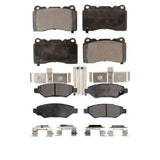 Front Rear Semi-Metallic Brake Pads Kit For Cadillac CTS With Brembo Calipers KPF-100619