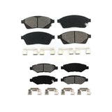 Front Rear Semi-Metallic Brake Pads Kit For Cadillac SRX Saab 9-4X KSM-100166
