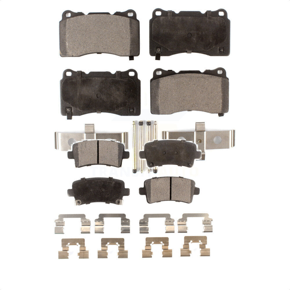 Front Rear Semi-Metallic Brake Pads Kit For Cadillac XTS Buick Regal Saab 9-5 KPF-100007
