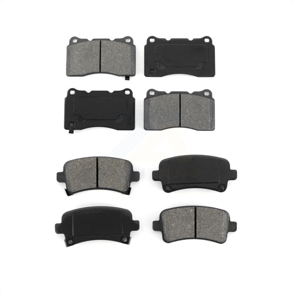 Front Rear Semi-Metallic Brake Pads Kit For Cadillac XTS Buick Regal Saab 9-5 KSM-100007