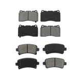 Front Rear Semi-Metallic Brake Pads Kit For Cadillac XTS Buick Regal Saab 9-5 KSM-100007