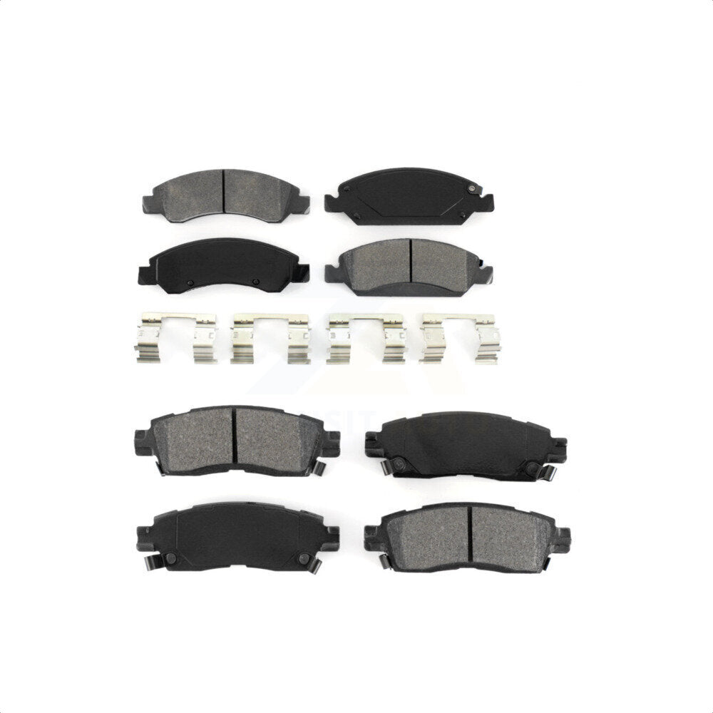 Front Rear Semi-Metallic Brake Pads Kit For Cadillac XTS KSM-100137