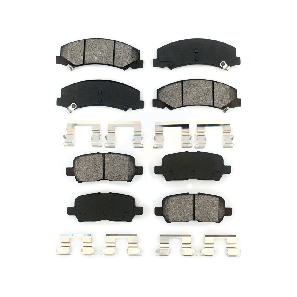Front Rear Semi-Metallic Brake Pads Kit For Chevrolet Impala Limited KSM-100070