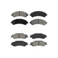 Front Rear Semi-Metallic Brake Pads Kit For Chevrolet S10 Blazer GMC Sonoma Jimmy Oldsmobile Bravada Isuzu Hombre KSM-100314