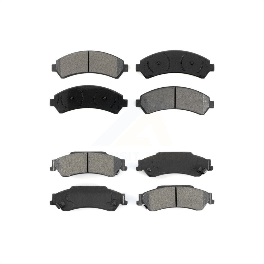 Front Rear Semi-Metallic Brake Pads Kit For Chevrolet S10 Blazer GMC Sonoma Jimmy Oldsmobile Bravada Isuzu Hombre KSM-100314
