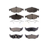 Front Rear Semi-Metallic Brake Pads Kit For Chrysler Sebring Dodge Stratus KPF-100402