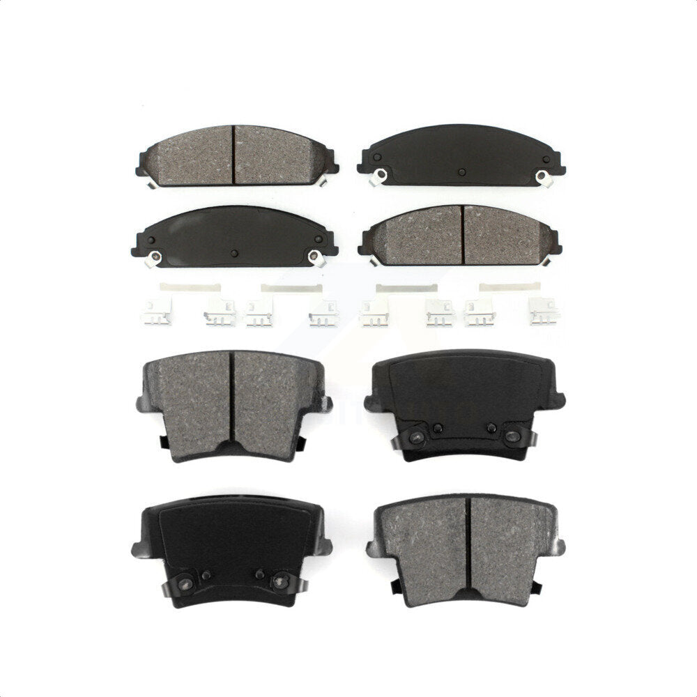 Front Rear Semi-Metallic Brake Pads Kit For Dodge Charger Chrysler 300 Challenger Magnum KSM-100029