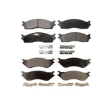 Front Rear Semi-Metallic Brake Pads Kit For Dodge Ram 2500 1500 3500 KPF-100453