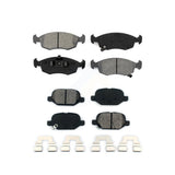 Front Rear Semi-Metallic Brake Pads Kit For Fiat 500 KSM-100192