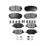 Front Rear Semi-Metallic Brake Pads Kit For Ford Edge Lincoln MKX KPF-100095