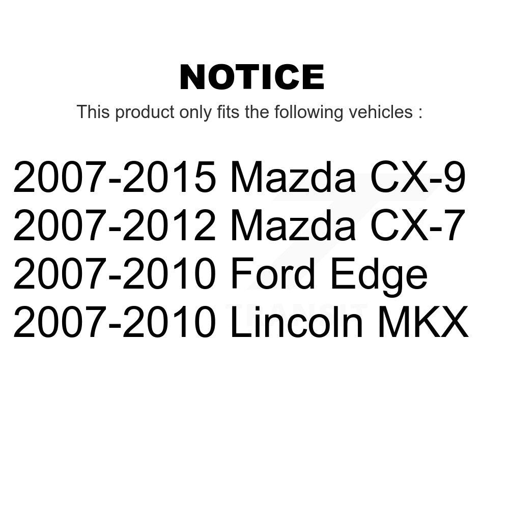 Front Rear Semi-Metallic Brake Pads Kit For Ford Edge Mazda CX-9 CX-7 Lincoln MKX KPF-100094