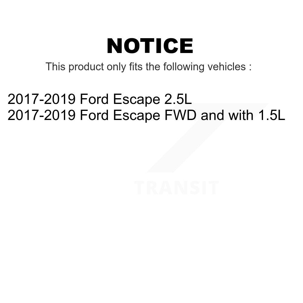 Front Rear Semi-Metallic Brake Pads Kit For Ford Escape KPF-100023