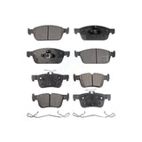 Front Rear Semi-Metallic Brake Pads Kit For Ford Escape Lincoln MKC KPF-100248