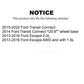 Front Rear Semi-Metallic Brake Pads Kit For Ford Escape Transit Connect KPF-100247