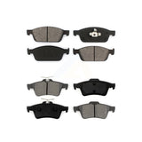 Front Rear Semi-Metallic Brake Pads Kit For Ford Escape Transit Connect KSM-100205