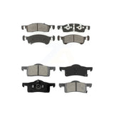 Front Rear Semi-Metallic Brake Pads Kit For Ford Expedition Lincoln Navigator KSM-100428