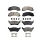 Front Rear Semi-Metallic Brake Pads Kit For Ford F-150 KPF-100177