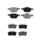 Front Rear Semi-Metallic Brake Pads Kit For Ford Focus KSM-100451