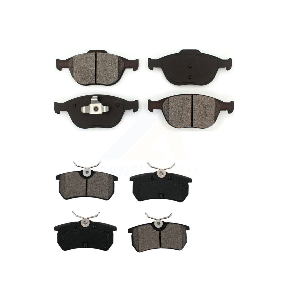 Front Rear Semi-Metallic Brake Pads Kit For Ford Focus SVT KSM-100478