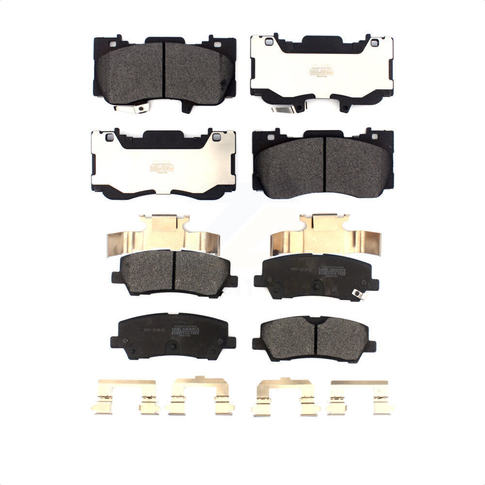 Front Rear Semi-Metallic Brake Pads Kit For Ford Mustang KPF-100530
