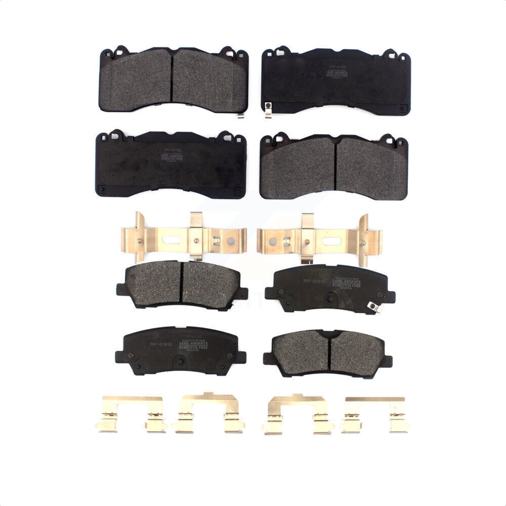 Front Rear Semi-Metallic Brake Pads Kit For Ford Mustang KPF-100532