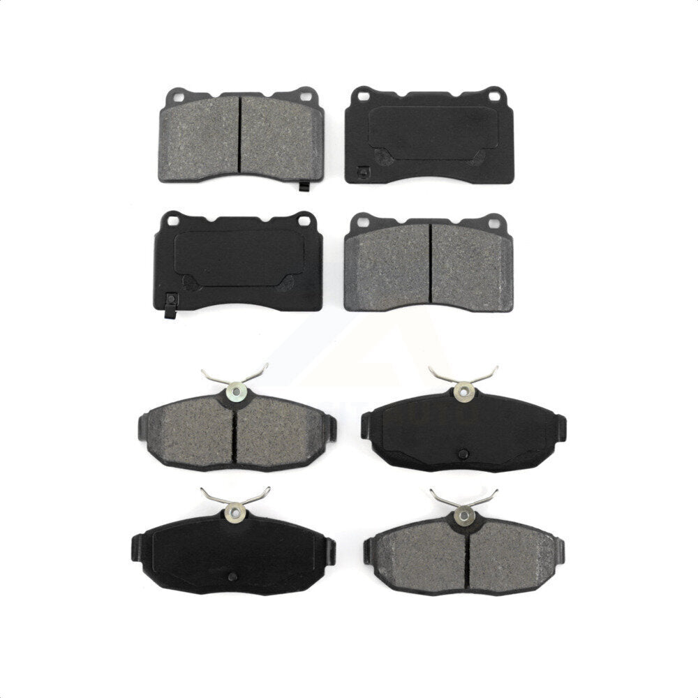 Front Rear Semi-Metallic Brake Pads Kit For Ford Mustang KSM-100003