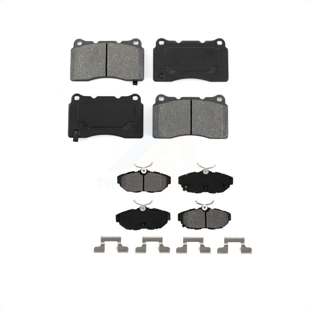 Front Rear Semi-Metallic Brake Pads Kit For Ford Mustang KSM-100008