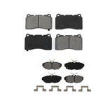 Front Rear Semi-Metallic Brake Pads Kit For Ford Mustang KSM-100008