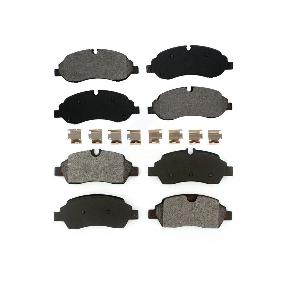 Front Rear Semi-Metallic Brake Pads Kit For Ford Transit-250 Transit-350 Transit-150 HD KSM-100222