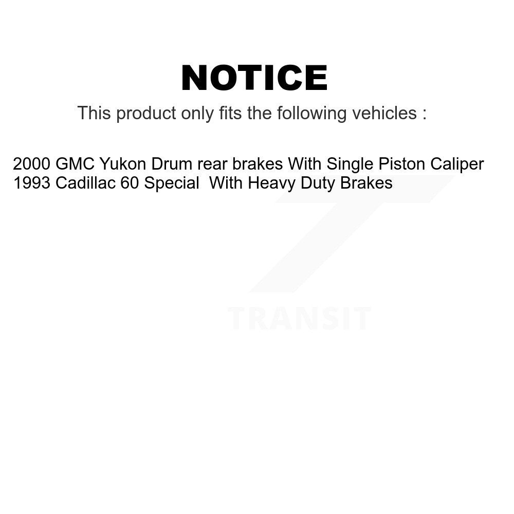 Front Rear Semi-Metallic Brake Pads Kit For GMC Yukon Cadillac 60 Special KPF-100295