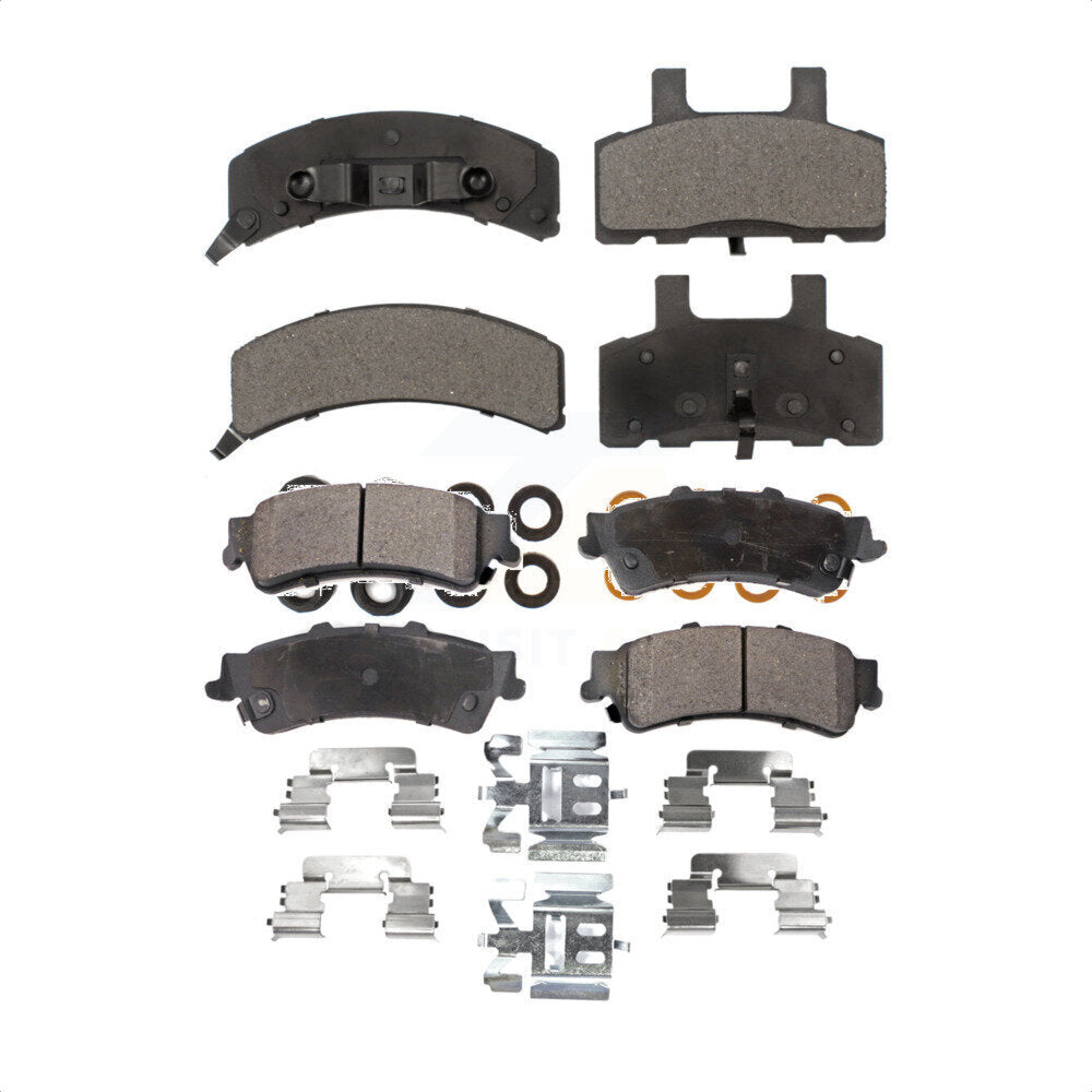 Front Rear Semi-Metallic Brake Pads Kit For GMC Yukon Cadillac 60 Special KPF-100295