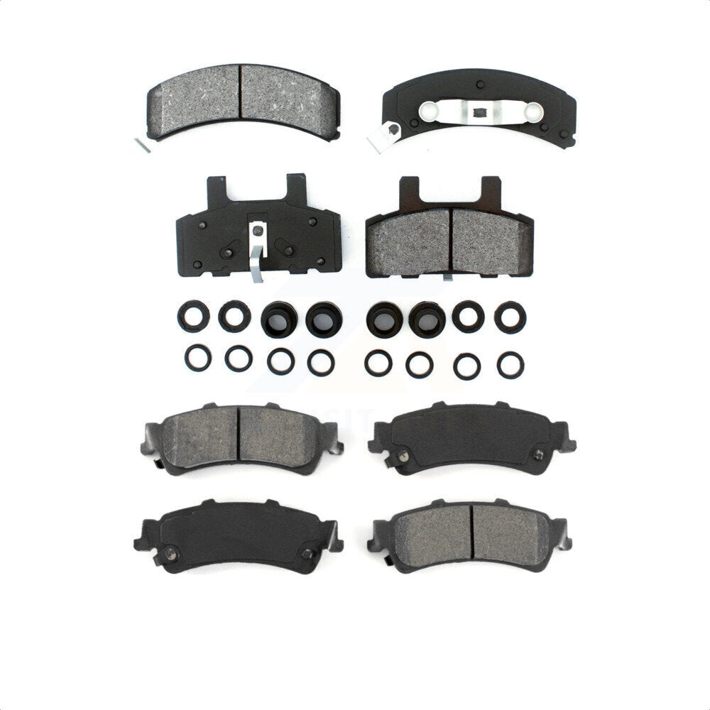 Front Rear Semi-Metallic Brake Pads Kit For GMC Yukon Cadillac 60 Special KSM-100236