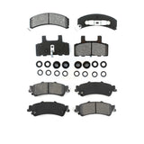 Front Rear Semi-Metallic Brake Pads Kit For GMC Yukon Cadillac 60 Special KSM-100236
