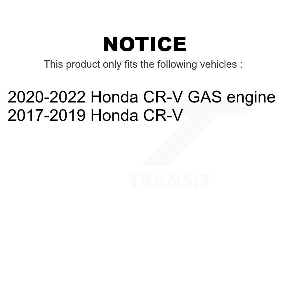 Front Rear Semi-Metallic Brake Pads Kit For Honda CR-V KPF-100496