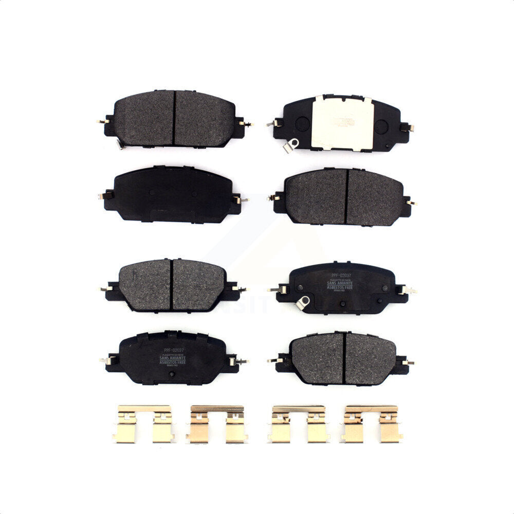 Front Rear Semi-Metallic Brake Pads Kit For Honda CR-V KPF-100496