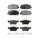 Front Rear Semi-Metallic Brake Pads Kit For Honda Civic KPF-100474