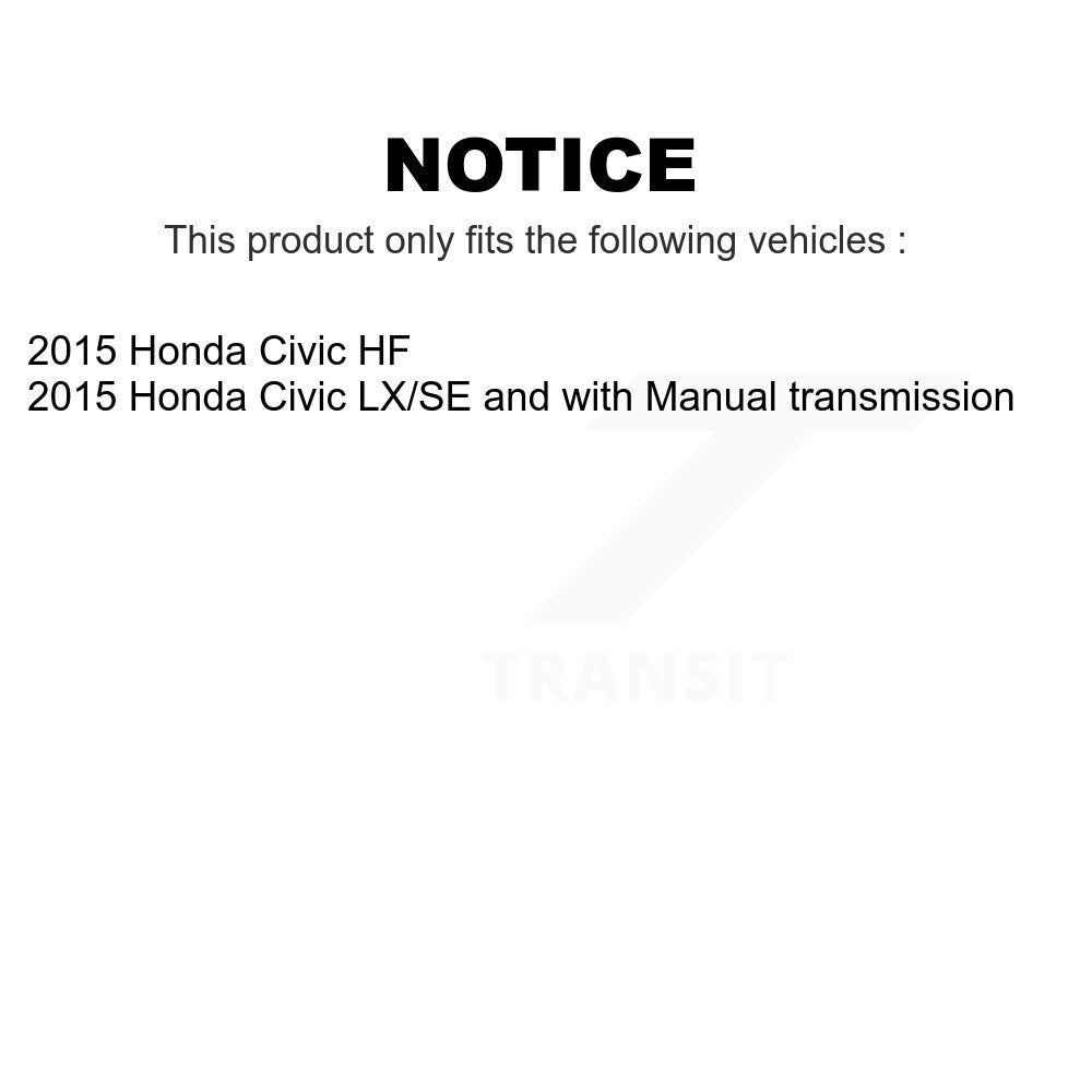 Front Rear Semi-Metallic Brake Pads Kit For Honda Civic KSM-100184