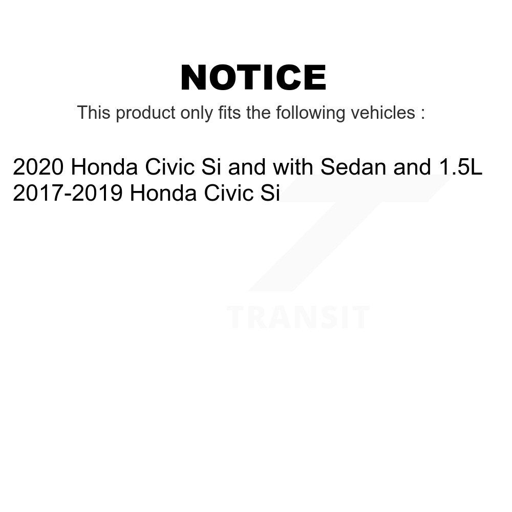 Front Rear Semi-Metallic Brake Pads Kit For Honda Civic KSM-100462