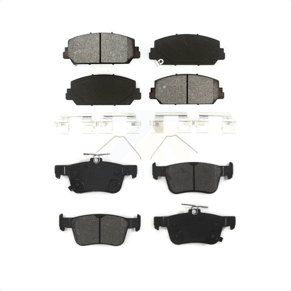 Front Rear Semi-Metallic Brake Pads Kit For Honda Civic KSM-100462