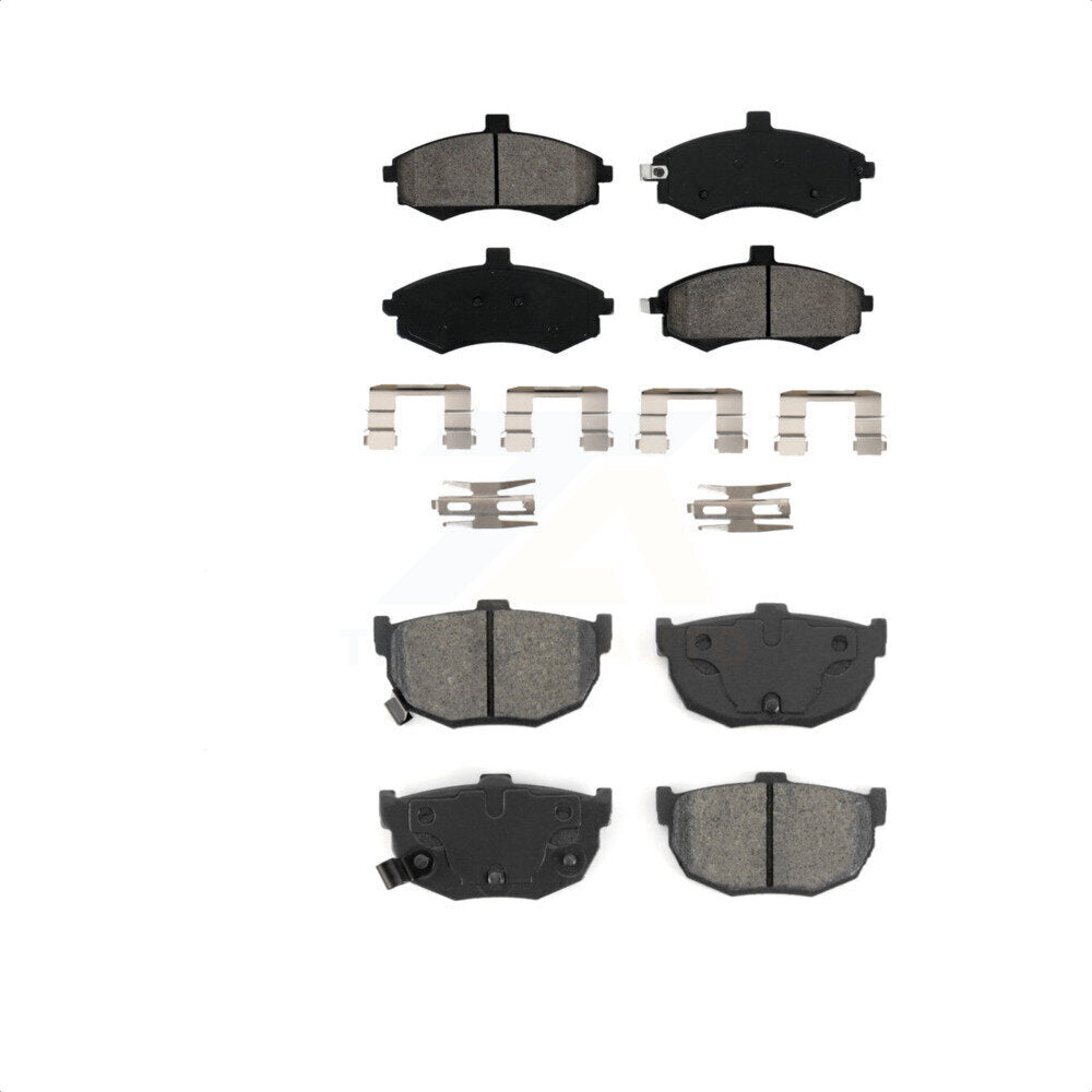 Front Rear Semi-Metallic Brake Pads Kit For Hyundai Elantra Disc rear brakes KSM-100431