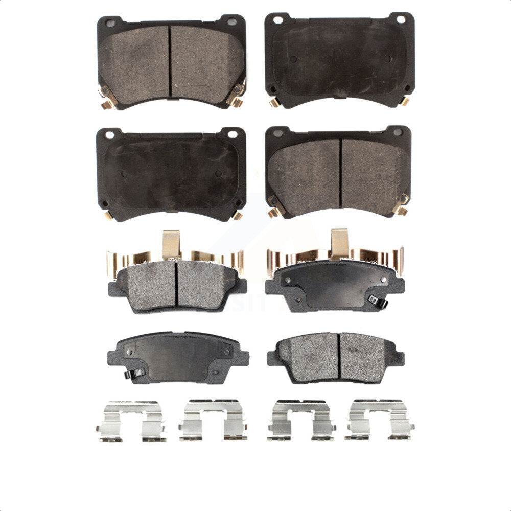 Front Rear Semi-Metallic Brake Pads Kit For Hyundai Genesis KPF-100552