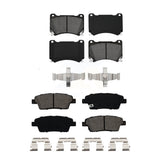 Front Rear Semi-Metallic Brake Pads Kit For Hyundai Genesis KSM-100149