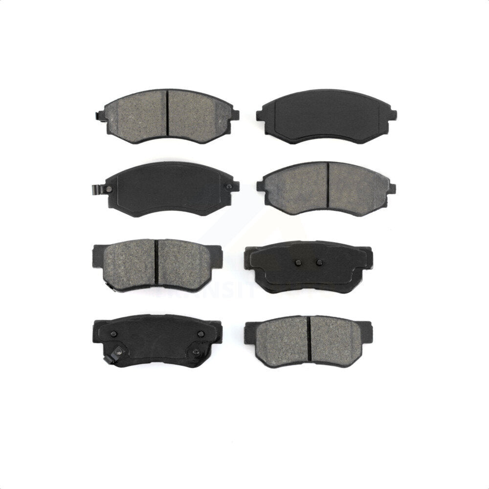 Front Rear Semi-Metallic Brake Pads Kit For Hyundai Sonata Kia Optima Magentis KSM-100304